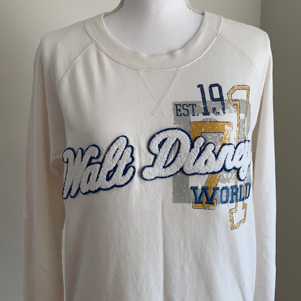 DISNEY PARKS Varsity Disney World Sweatshirt